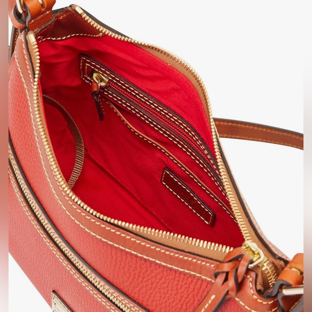 Dooney & Bourke Presley Pebble Leather Crossbody W/ Adjustable Shoulder Strap - Picture 3 of 9